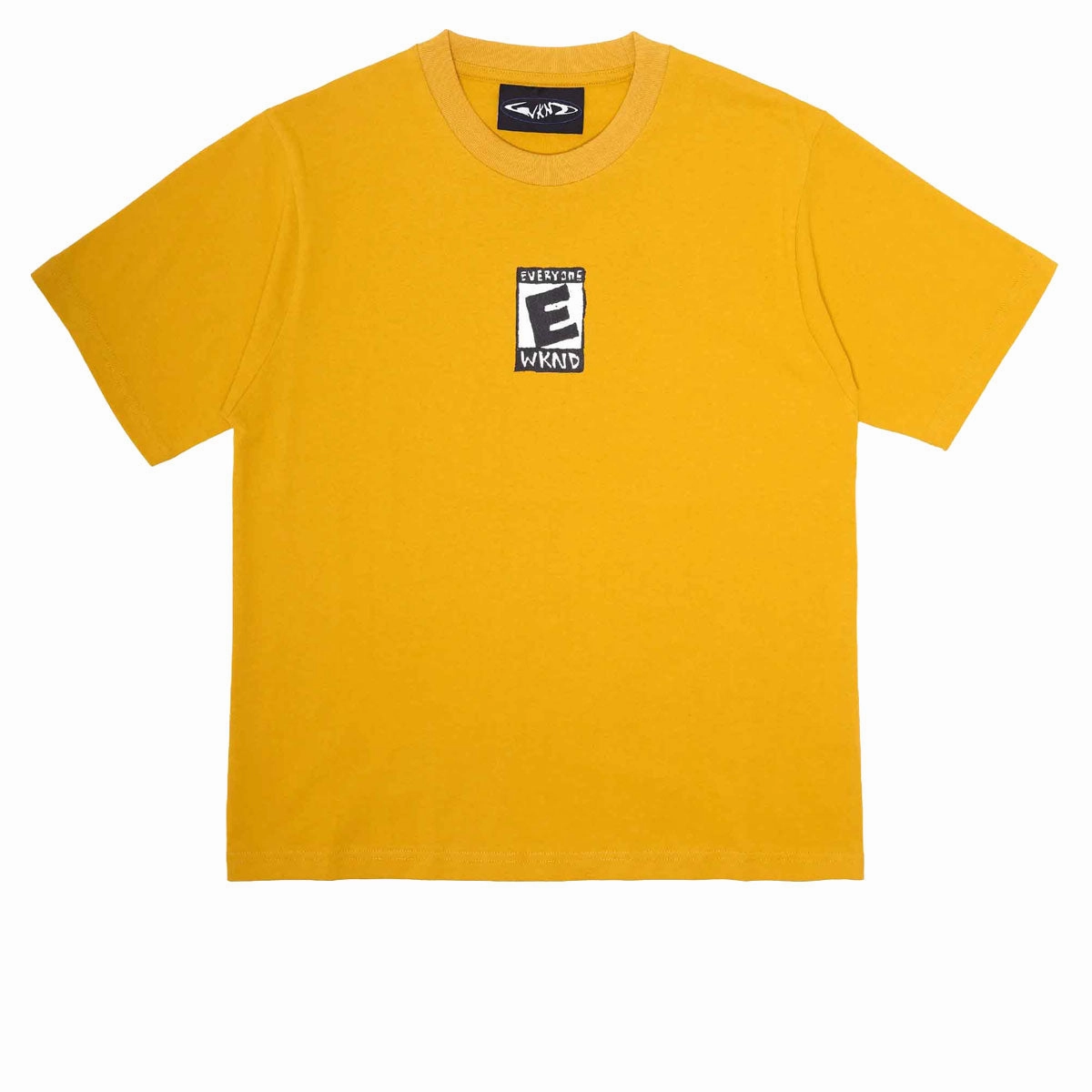 Fashion Forward Trendy Wearable WKND E Is For Everyone T-Shirt - Gold