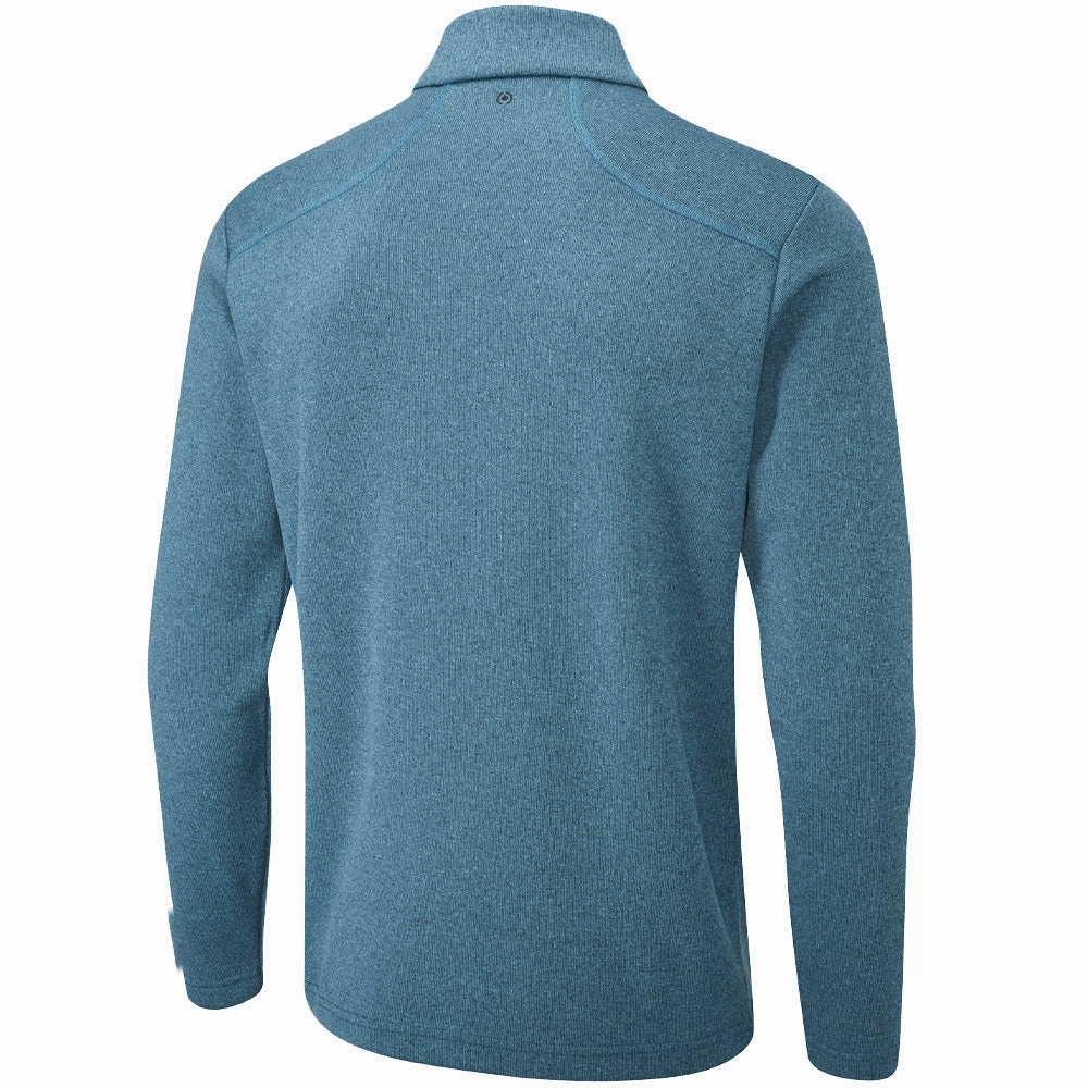 Street Casual Ping Ramsey 1/2 Zip Pullover - Deep Atlantic Marl