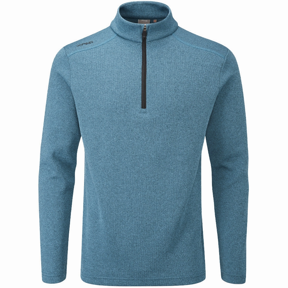 goes with shorts Ping Ramsey 1/2 Zip Pullover - Deep Atlantic Marl