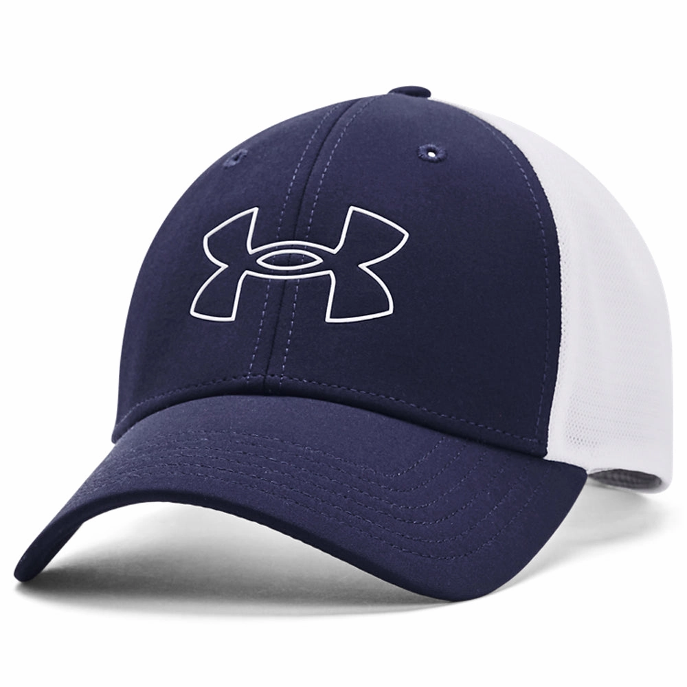 Under Armour Iso-Chill Driver Mesh Adjustable Cap - Midnight Navy Organic Cotton