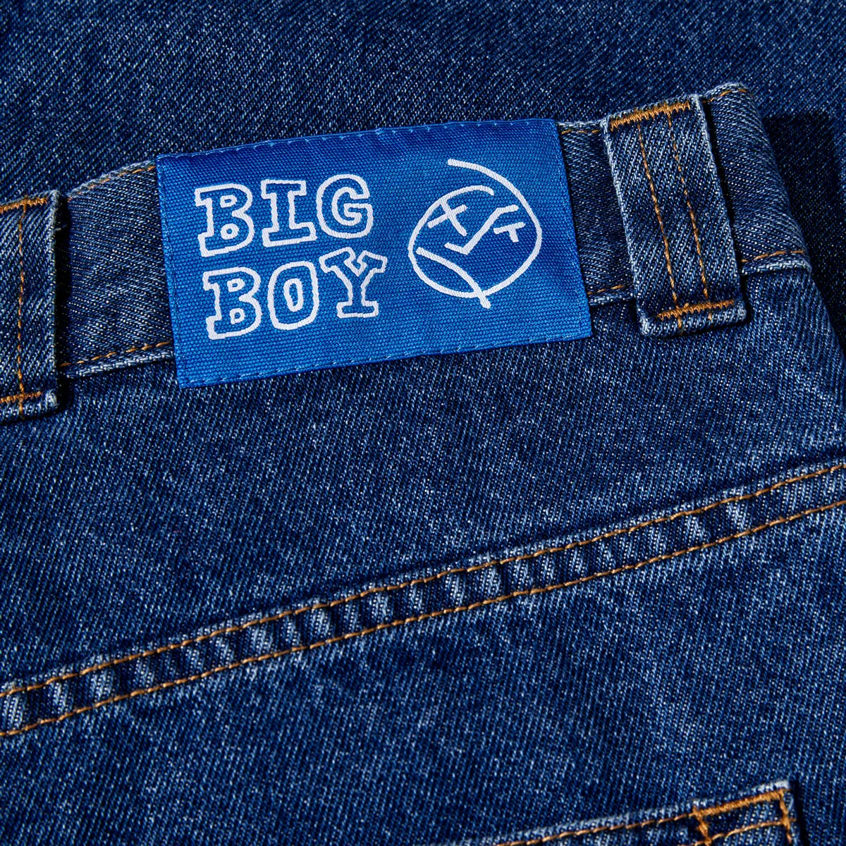 FlameRetardantTreatment ExpandableSidePanels Polar Big Boy Jeans - Dark Blue