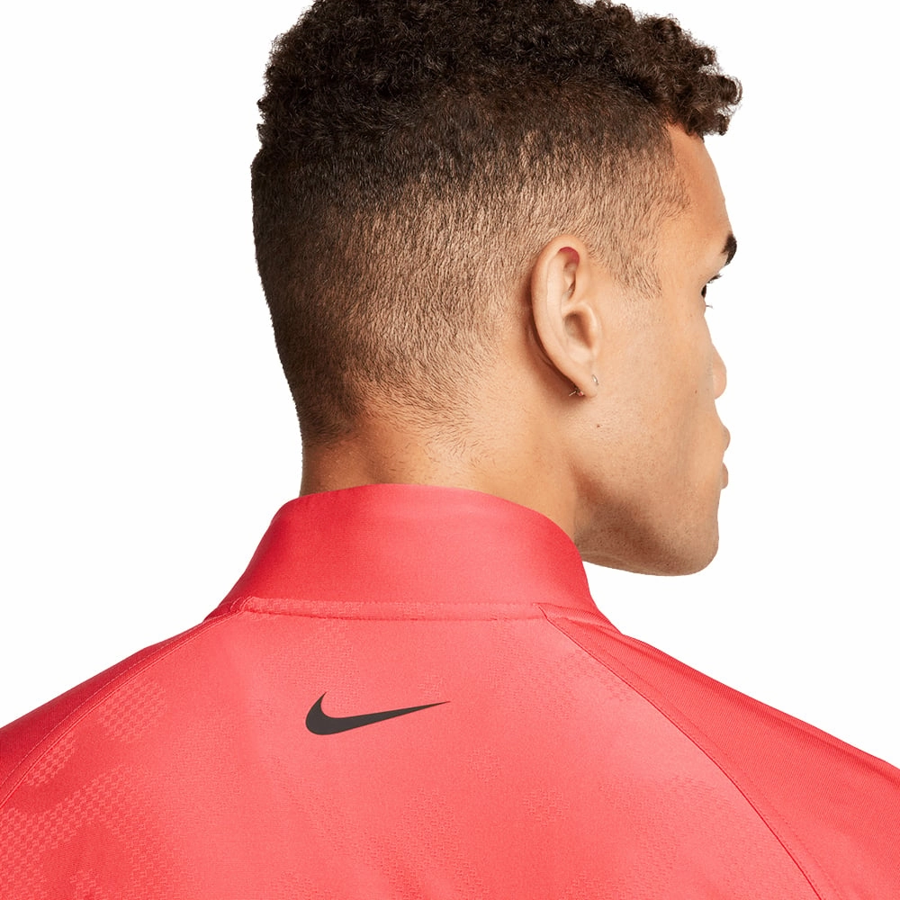 Fresh Chic Nike Dri-FIT ADV Tour 1/2 Zip Pullover - Ember Glow/White