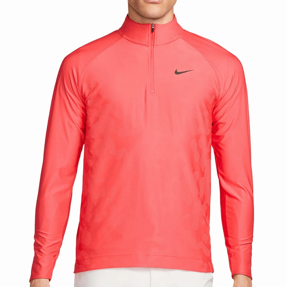 Comfy Hoodies Nike Dri-FIT ADV Tour 1/2 Zip Pullover - Ember Glow/White