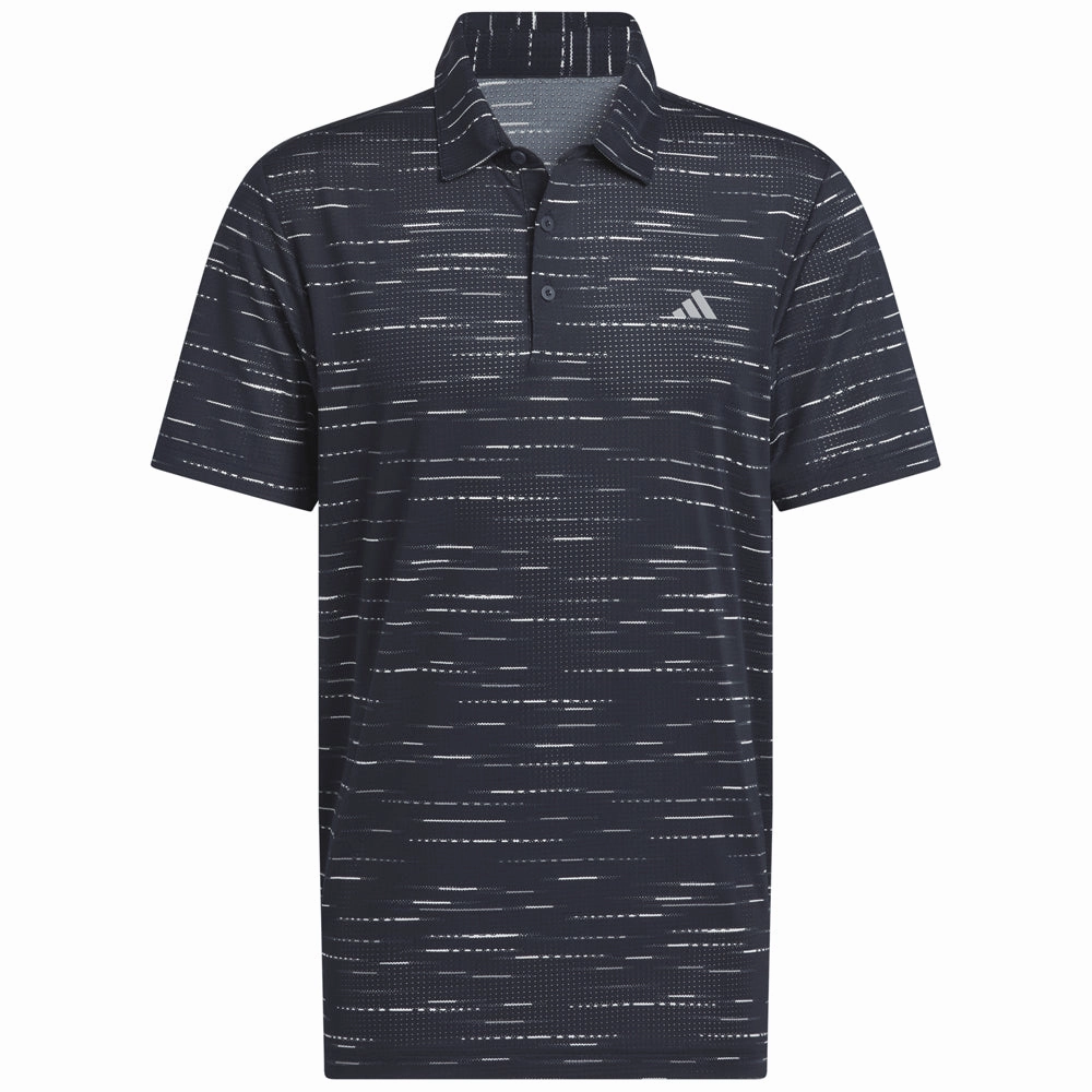 adidas Ultimate365 Mesh Glimmer Print Polo Shirt - Collegiate Navy brandable
