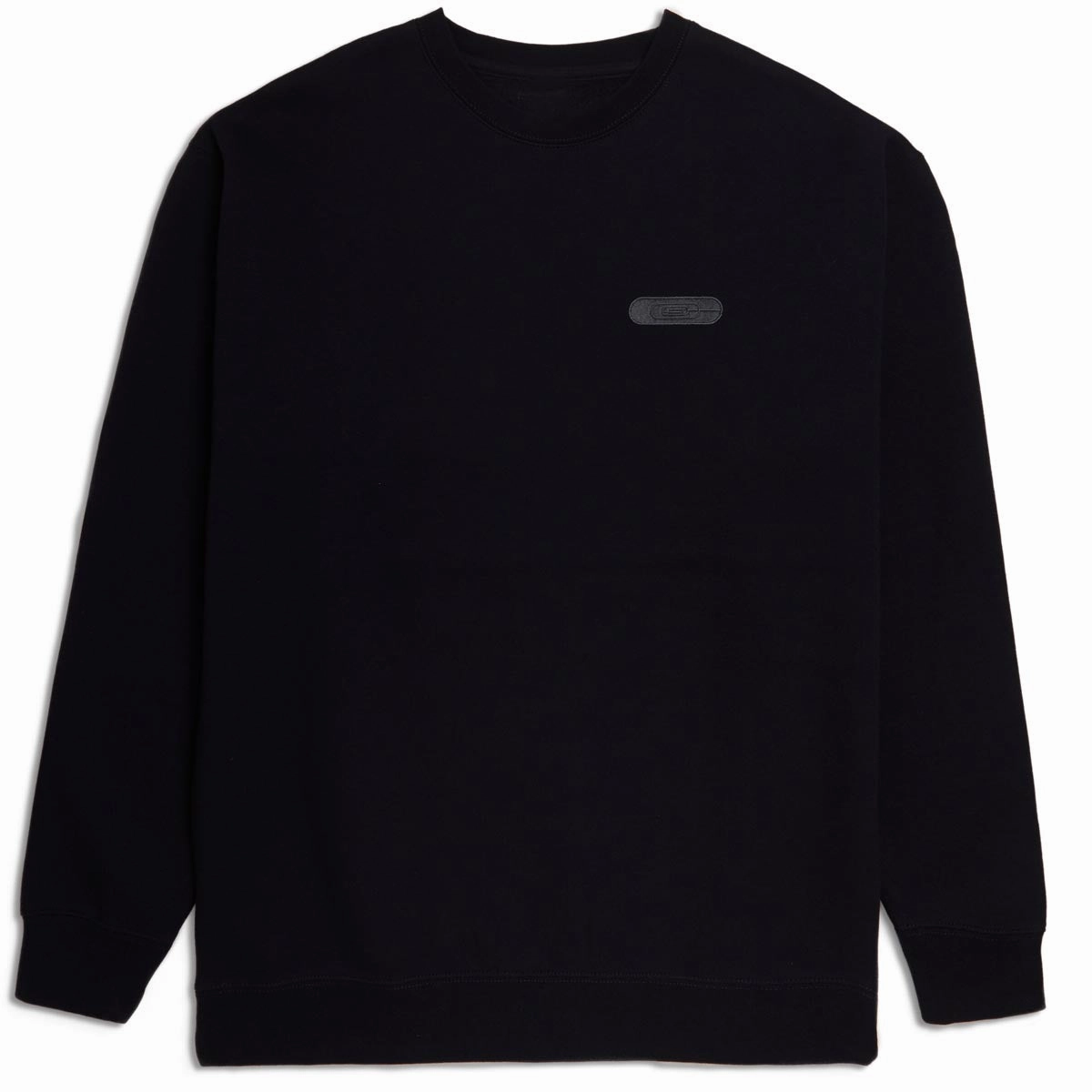 CCS Nested Logo Heavy Crewneck Sweatshirt - Black Deer like Lounging At Home
