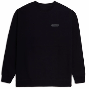 CCS Nested Logo Heavy Crewneck Sweatshirt - Black Deer like Lounging At Home
