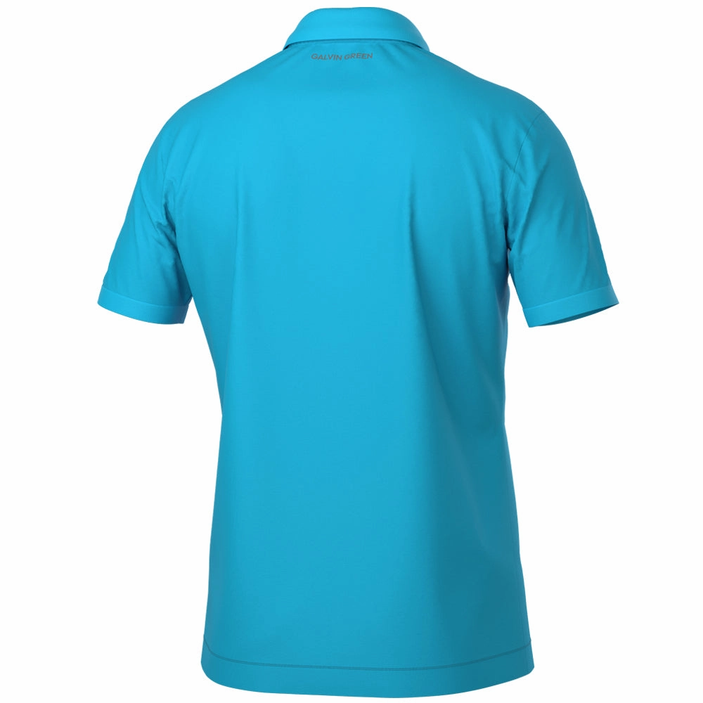 Galvin Green Maximilian Polo Shirt - Aqua Everyday Chic