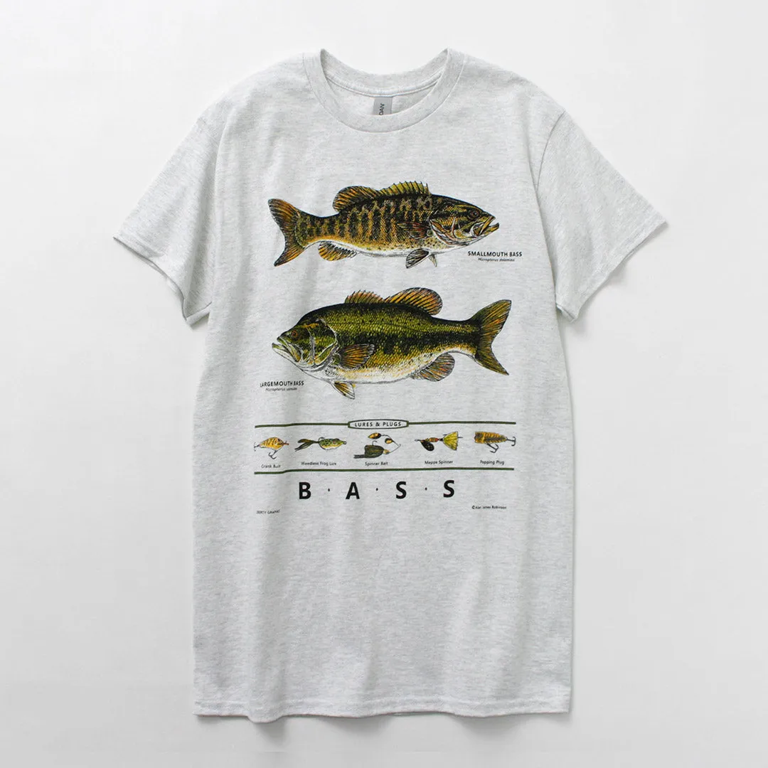 LIBERTY GRAPHICS / Fish Print T-shirt RecycledBlend