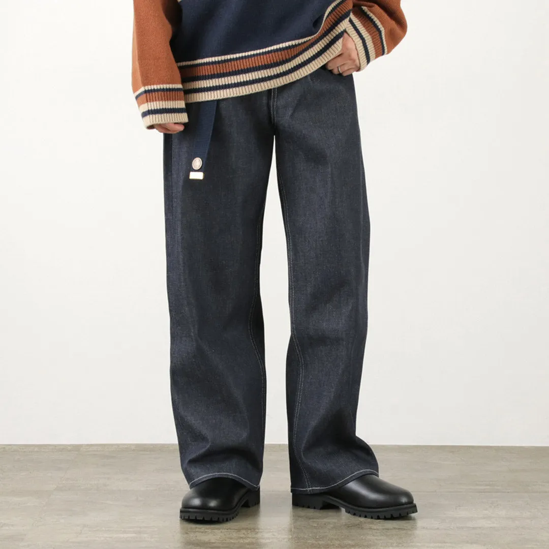 Versatile Outfit quick dry SON OF THE CHEESE / Wide Denim 5 Pocket Pants