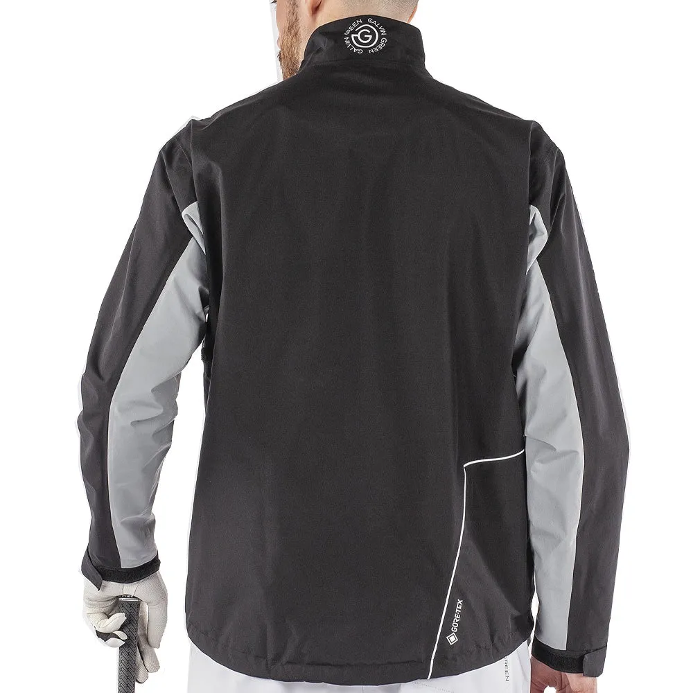 Galvin Green Abe Gore-Tex 1/2 Zip Waterproof Jacket - Sharkskin/Black Ergonomic Seams