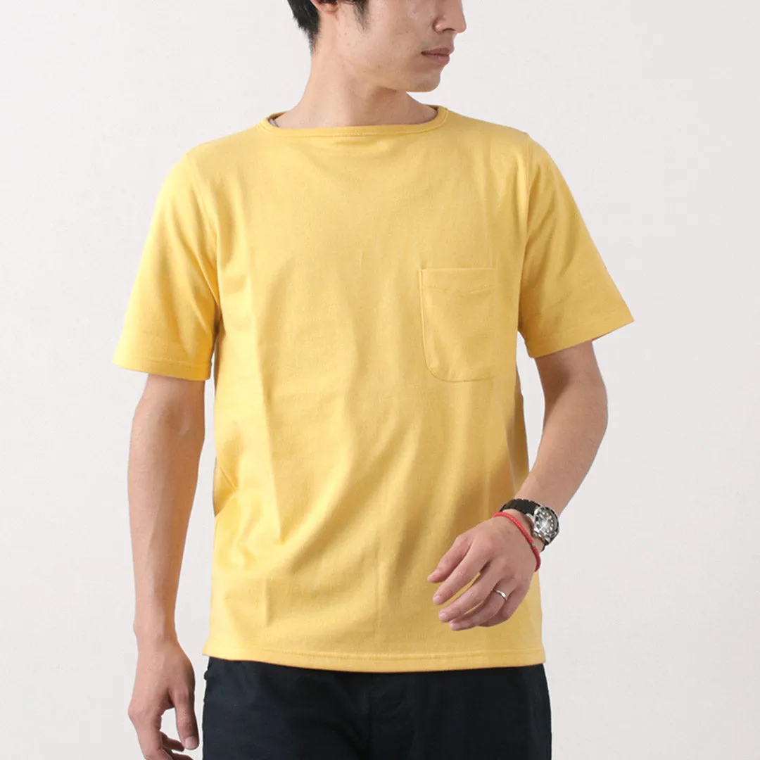 Sporty Comfort Wear Chic Fashion TIEASY / Summer Knit Pocket T-Shirt