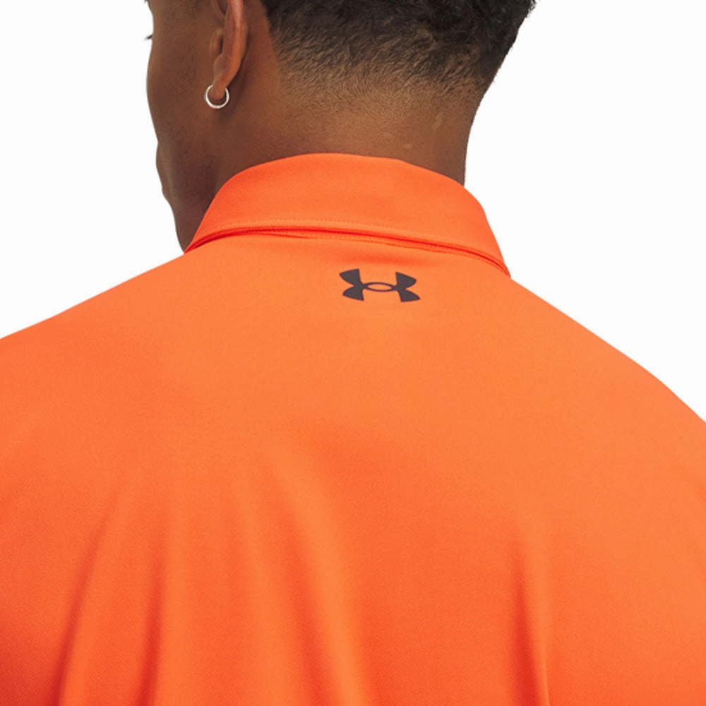 Under Armour T2G Pique Polo Shirt - Fire/Black Layerable Look