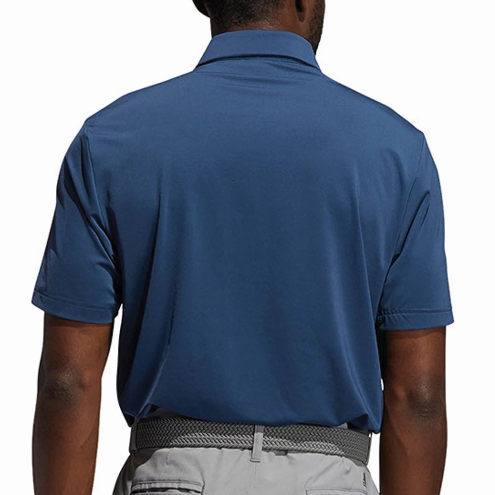 adidas Ultimate365 Solid Left Chest Polo Shirt - Crew Navy Subtle Logo Placement