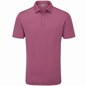 Active Comfort Style Ping Lindum Polo Shirt - Beet Red