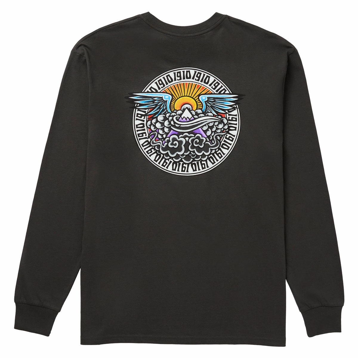 1910 Daybreak Long Sleeve T-Shirt - Vintage Black Relaxed Fit