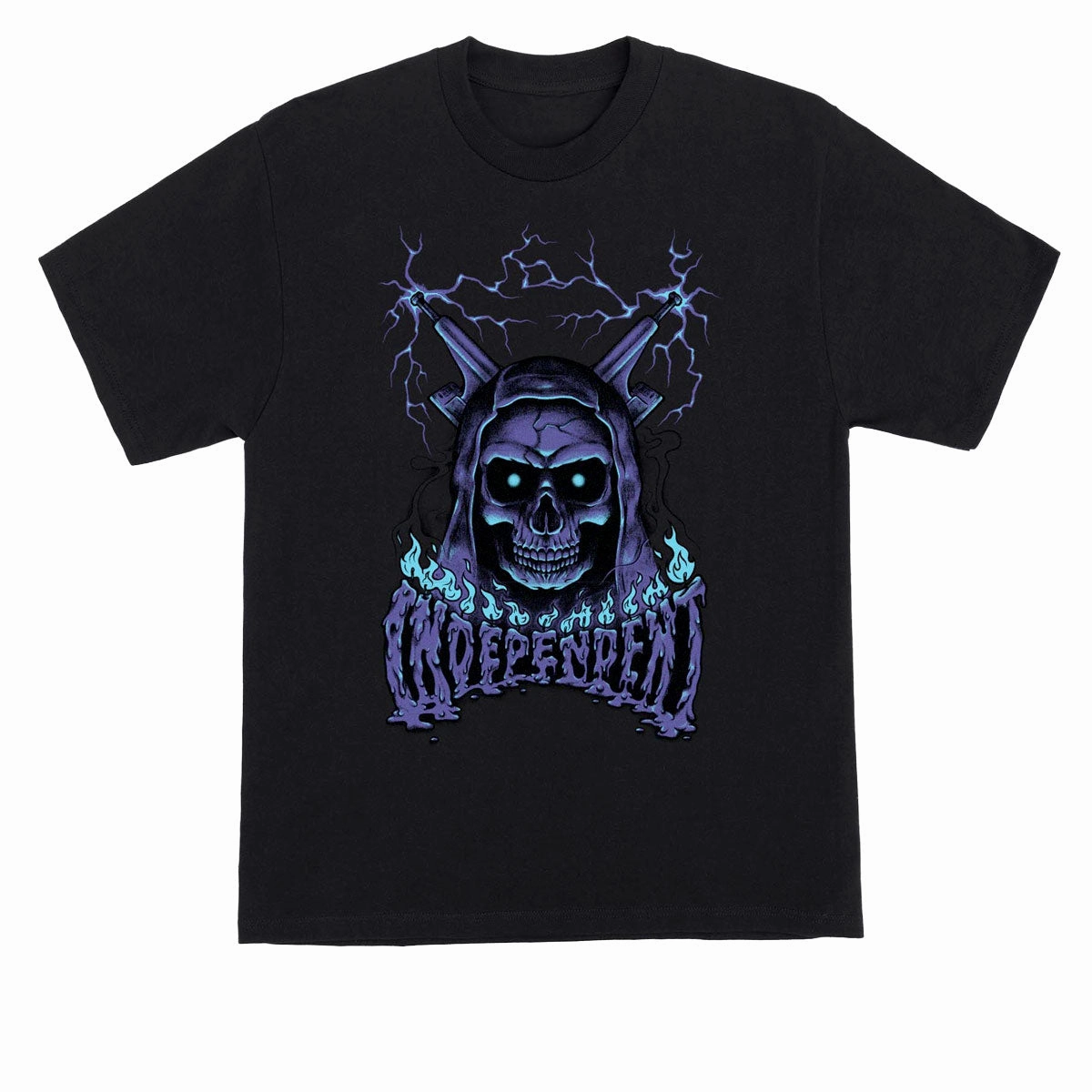 Independent Sacrificial Span T-Shirt - Black Sporty Design