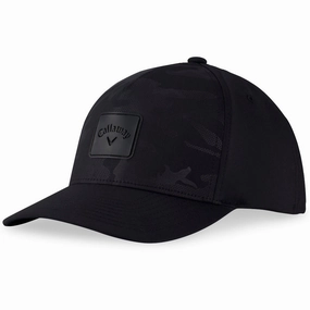 Stripes Design Callaway Favourite Track Cap - Black
