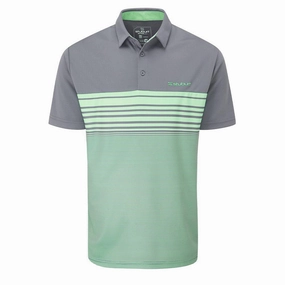 Stuburt Egerton Polo Shirt - Storm Boat Neck Eco Friendly Fabric