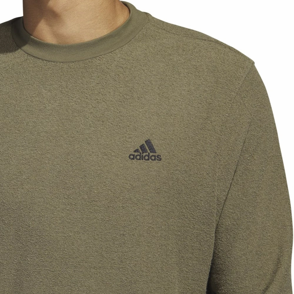 Active Design adidas Core Crew Neck Pullover - Olive Strata