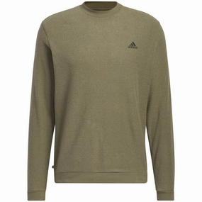 Comfort Piece adidas Core Crew Neck Pullover - Olive Strata