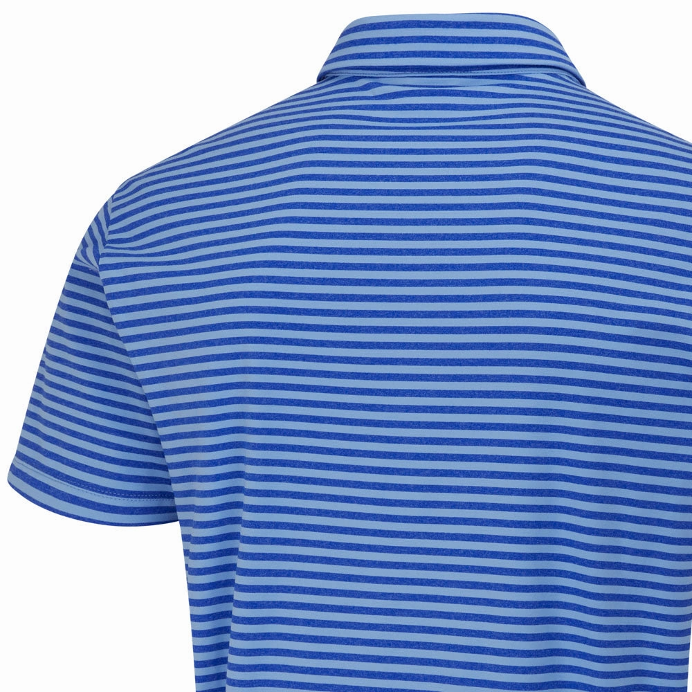 Weekend Trend Striped modernity Ping Owain Polo Shirt - Ultra Blue/Cornflower Blue