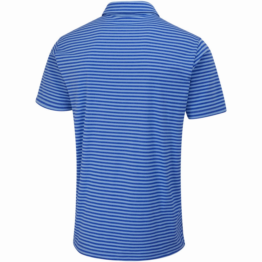 Ping Owain Polo Shirt - Ultra Blue/Cornflower Blue Buttery Soft Fabric
