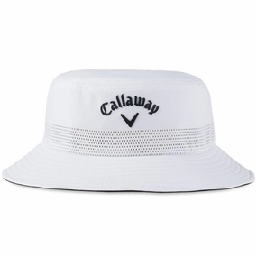 Sustainable Material Sun Ready Callaway Bucket Hat - White