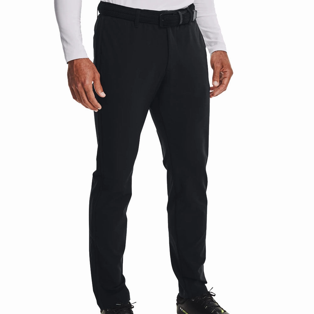 Under Armour ColdGear Infrared Tapered Trousers - Black/Reflective Practical Wear SoftCottonBlend
