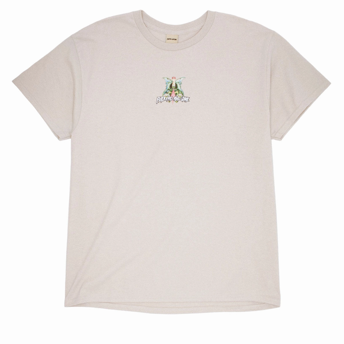 Fucking Awesome Time Bandit T-Shirt - Khaki Layered Hem Detail