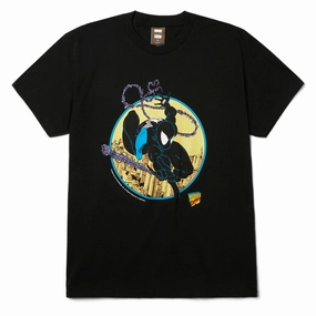 Relaxed Vibes color blocking HUF x Spiderman Three Hundred T-Shirt - Black