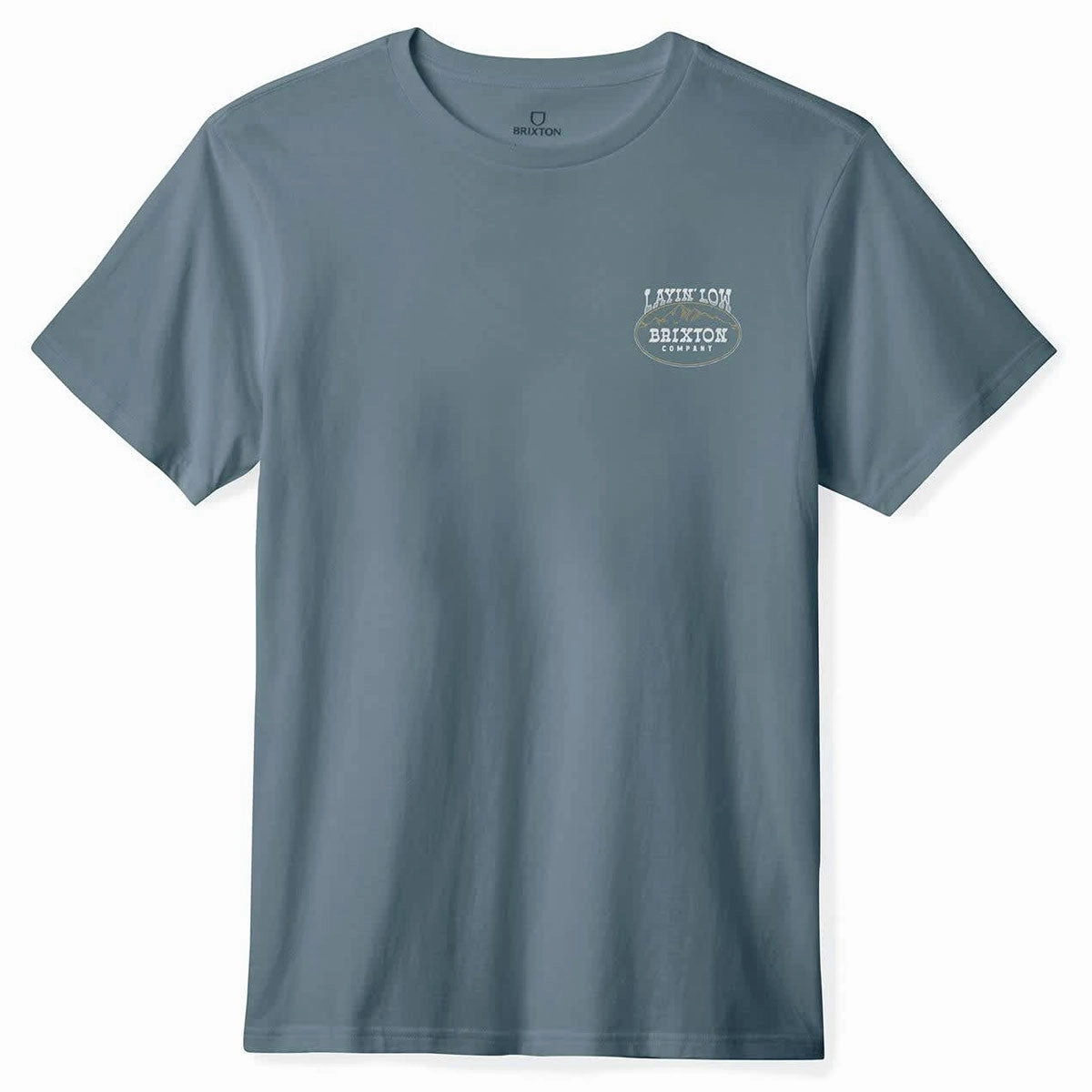 Everyday Fashion Simple yet stylish Brixton Layin' Low T-Shirt - Basalt