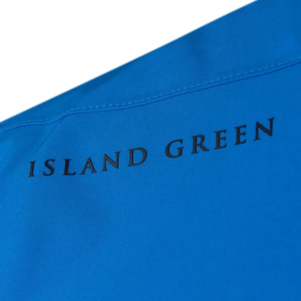 Anti Static Inner Layer Island Green Waterproof Stretch Jacket - Turquoise/Black