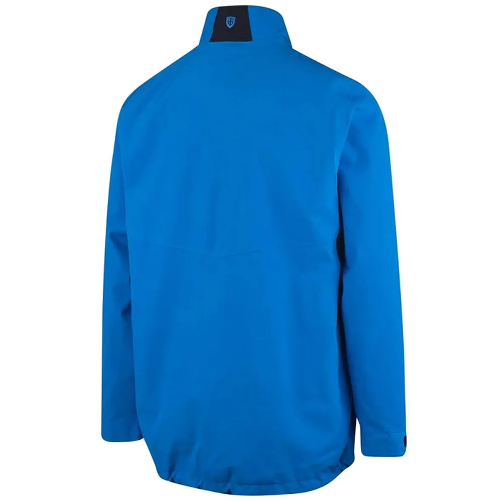 snag resistant Island Green Waterproof Stretch Jacket - Turquoise/Black