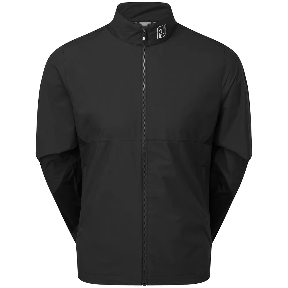 FootJoy HydroLite X Waterproof Jacket - Black Reinforced Seams Stylish Outer Layer