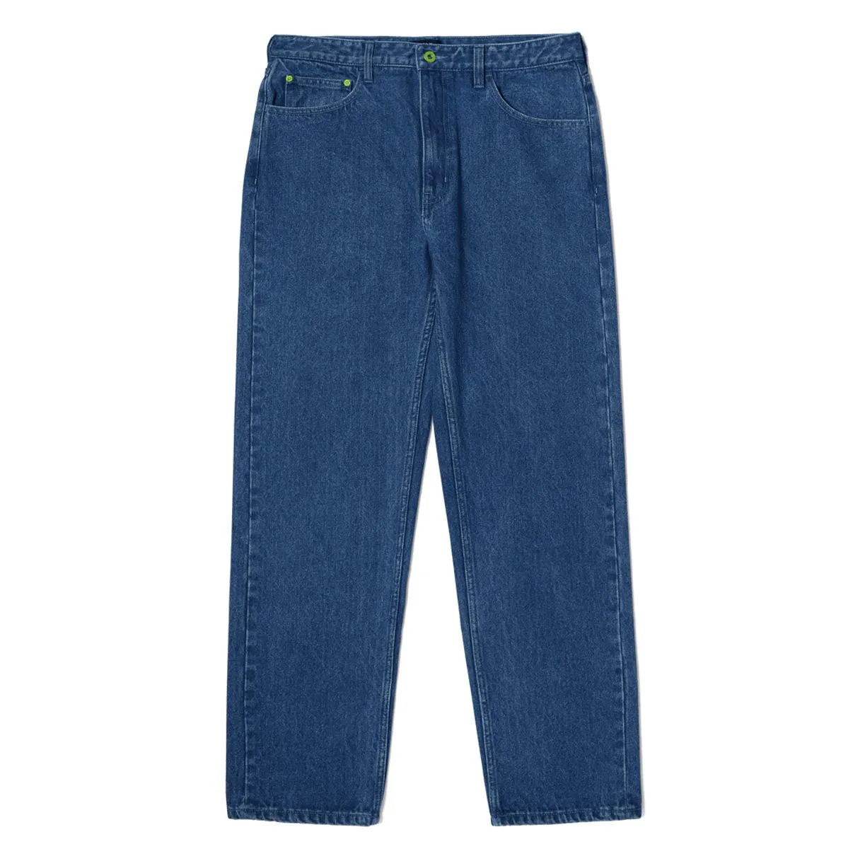 Huf Original Denim Jeans - Stone Wash Indigo AntiSlipGrip