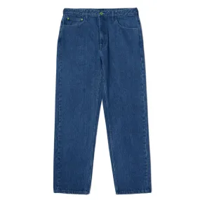 Huf Original Denim Jeans - Stone Wash Indigo AntiSlipGrip