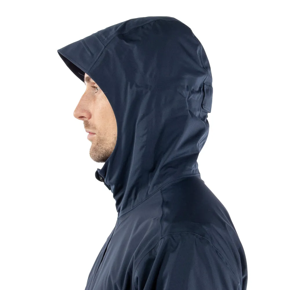Galvin Green Amos Waterproof Hooded Jacket - Navy Softshell Coating Smooth Zipper Action