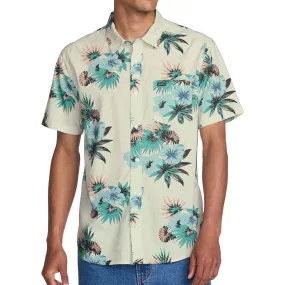 RVCA Botanical Shirt - Light Khaki Loose Fit