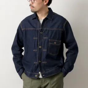 JAPAN BLUE JEANS / Light Weight Selvaged 8oz 1st type Denim Jacket Autumn Layers
