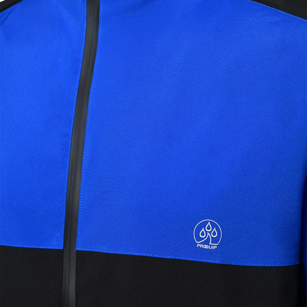 ProQuip Windermere Waterproof Jacket - Magnetic Blue/Black stain resistant coating Comfortable Feel