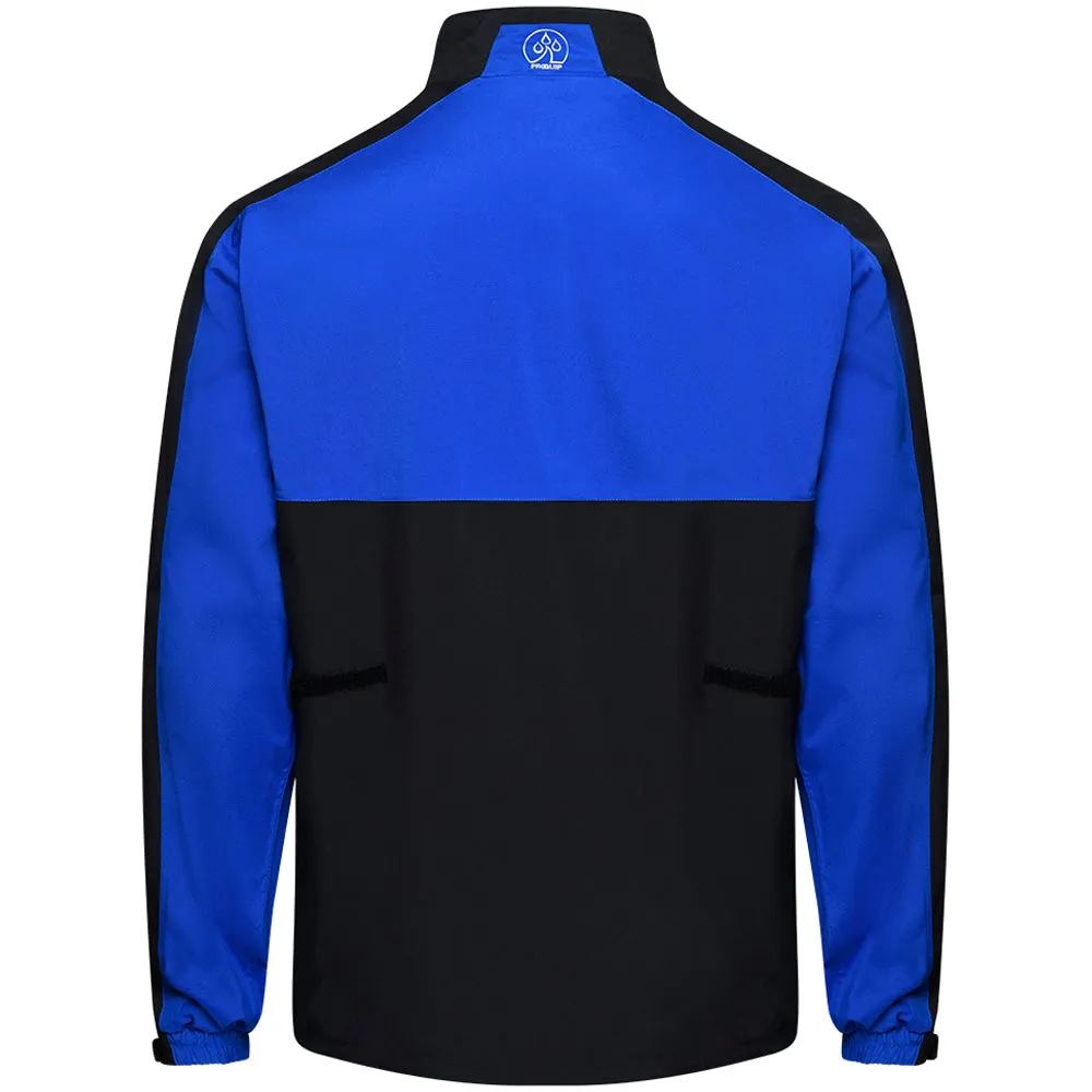 Soft Touch Texture ProQuip Windermere Waterproof Jacket - Magnetic Blue/Black
