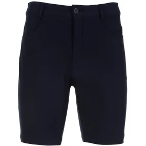 WideLegOpening Travel Comfort Calvin Klein Genius 4-Way Stretch Tapered Shorts - Dark Navy