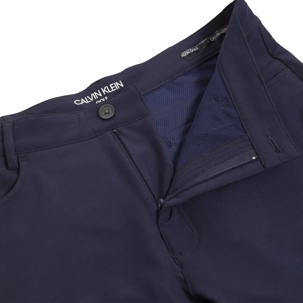 Balanced Design souvenir choice Calvin Klein Genius 4-Way Stretch Tapered Shorts - Dark Navy