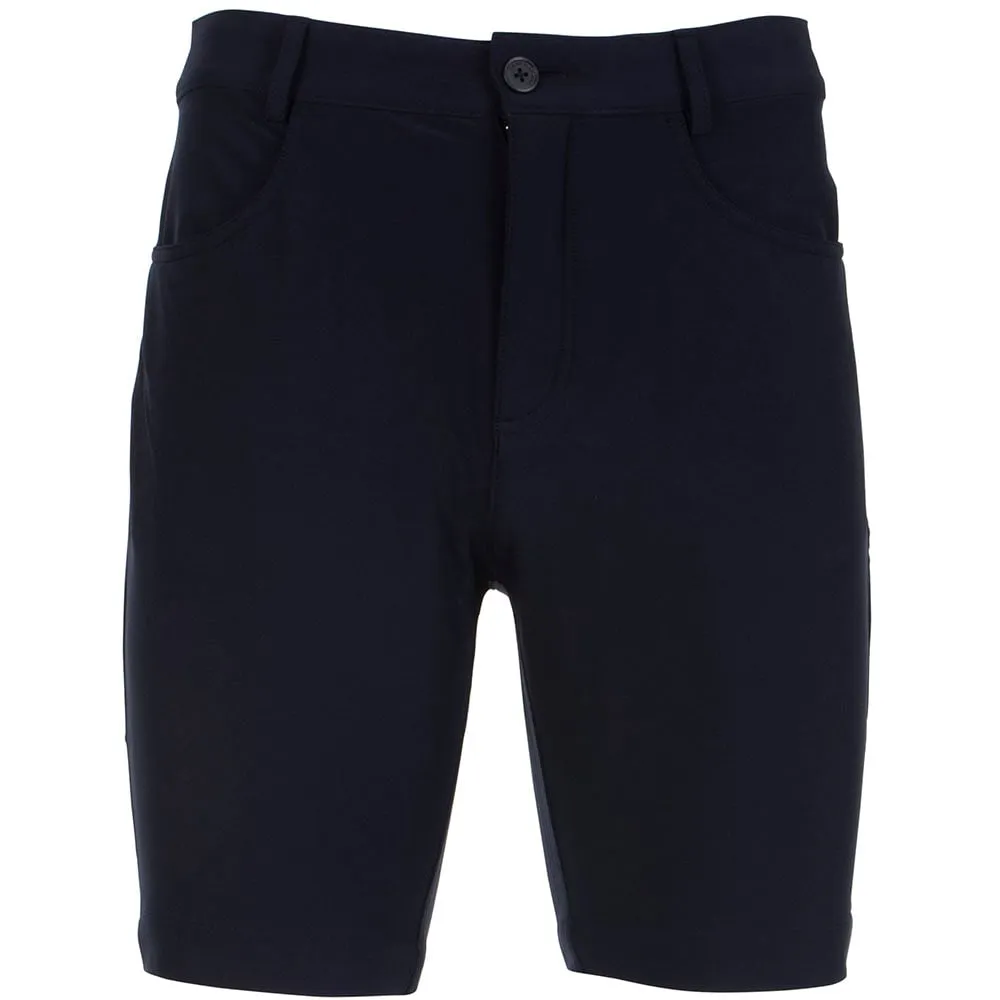 WideLegOpening Travel Comfort Calvin Klein Genius 4-Way Stretch Tapered Shorts - Dark Navy