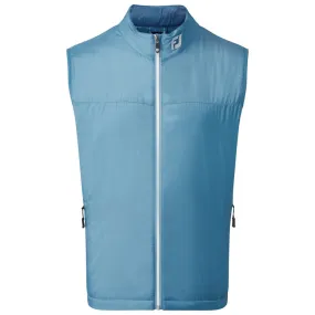 Non Bulky Profile Ergonomic Tailoring FootJoy Lightweight Thermal Insulated Vest - Storm Blue