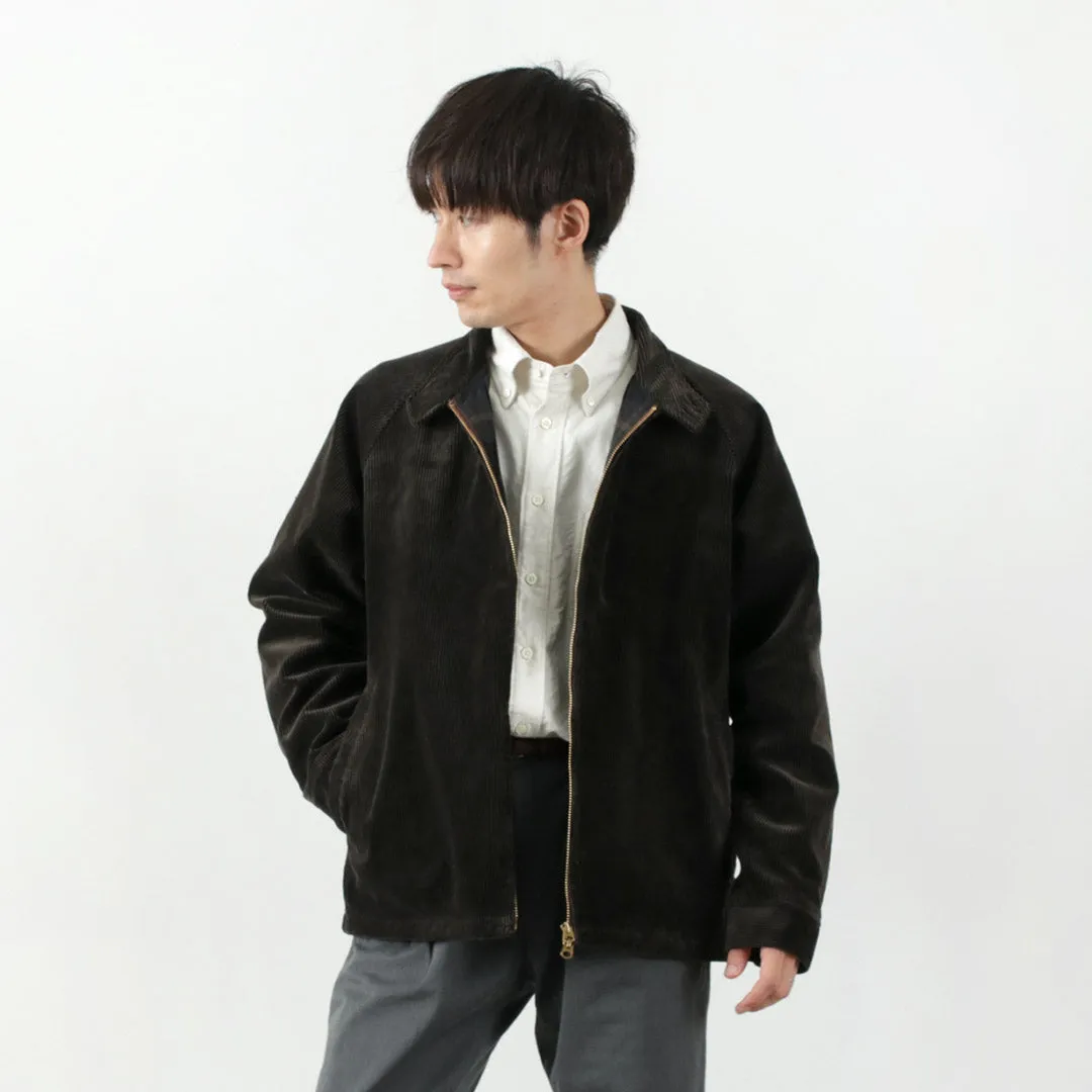 FOB FACTORY / F2429 Corduroy Harrington Jacket Hidden Pocket System
