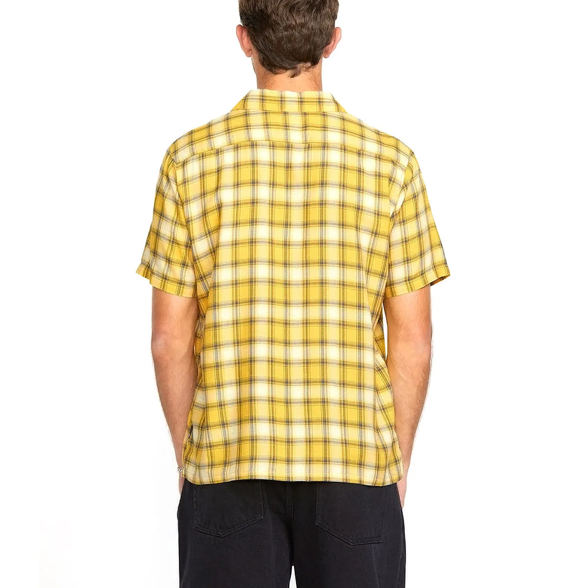 Volcom Stone Facet Shirt - Seedy Yellow Day-To-Night Wear Seamless Sides
