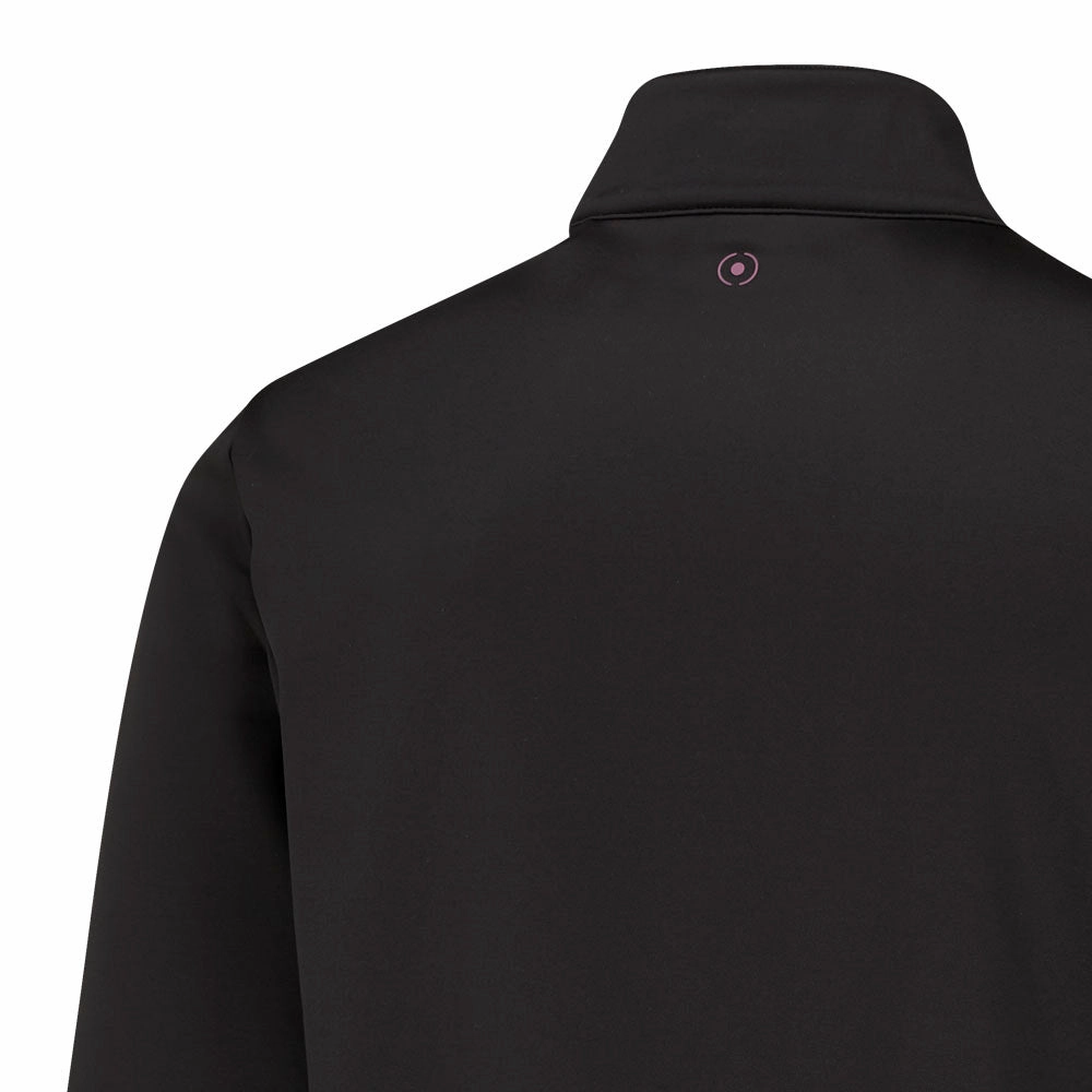 Ping Tobi 1/4 Zip Midlayer - Fig/Black Fashion Relaxed right for hot weather