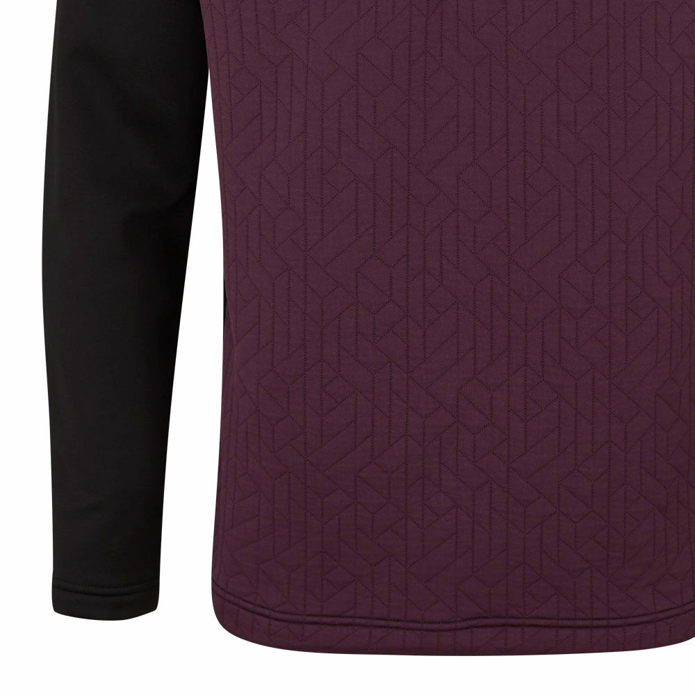 Ping Tobi 1/4 Zip Midlayer - Fig/Black Stylish Look product dancing suitability