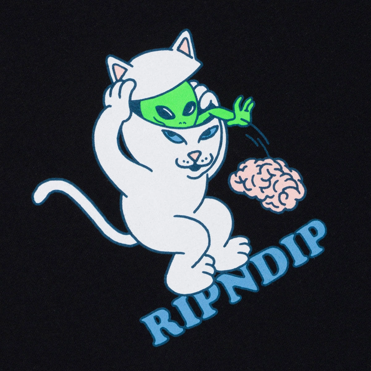RIPNDIP Brain Dead T-Shirt - Black Cozy and Light